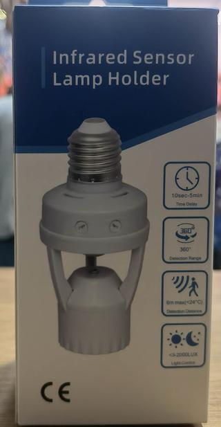 Infrared Sensor Lamp Holder