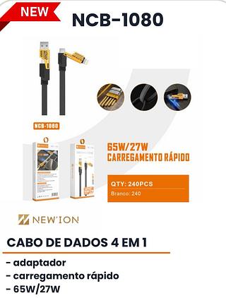 CARREGADOR (CABO DE DADOS 4 EM 1) 65W/27W
