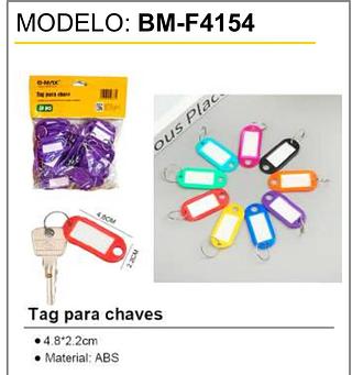 TAG PARA CHAVE (pacote COM 50pc)