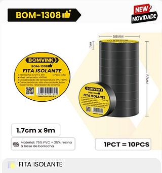 FITA ISOLANTE COM 10pc (1,7m*9m)