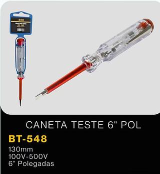 CHAVE CANETA TESTE 6"POL