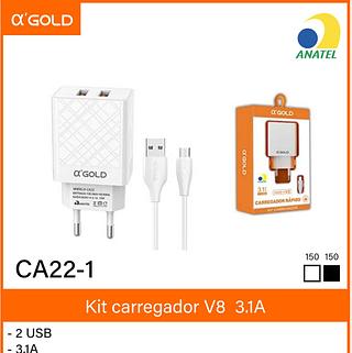 Carregador V8 3.1A 4.1A