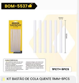 KIT BASTÃO DE COLA QUENTE 11mm-6psc