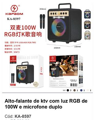 LED CAIXA DE SOM 100W