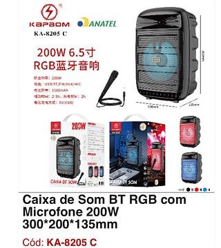 CAIXA DE SOM BT RGB 100W
