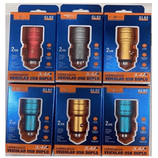 carregador veicular uso duplo