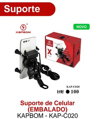 SUPORTE MOTO COM CARREGADOR