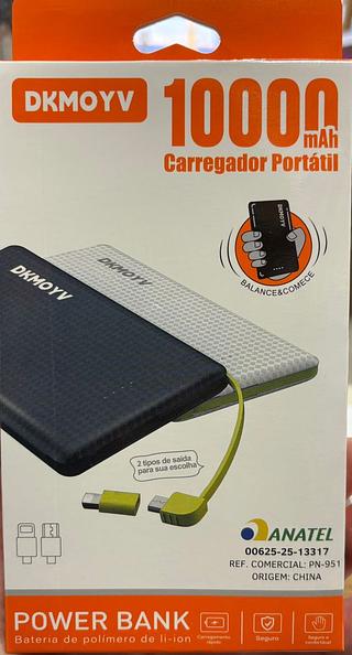 portátil azul 10000mAh