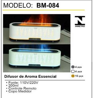 UMIDIFICADOR,,Difusor Aromático ULTRASSÔNICO LED