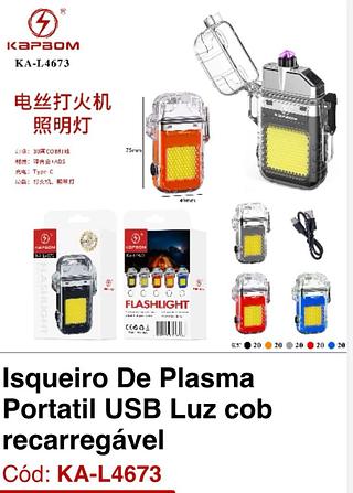 isqueiro Recarregável Mini Refletor prova Aqua Lanterna Led