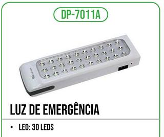 LED Luminária de Emergência 30 LED