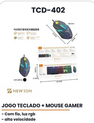 kit teclado mouse rgb