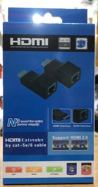 HDTV Extender By Cat-6/6A Cable (HDMI)
