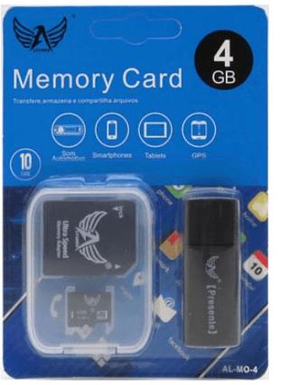 MEMÓRIA CARD 4GB