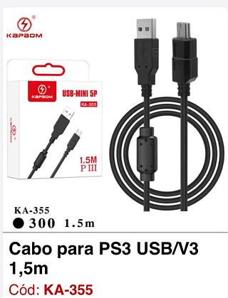 CABO PARA PS3 USB/V3 1,5m