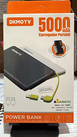 portátil azul 5000mAh