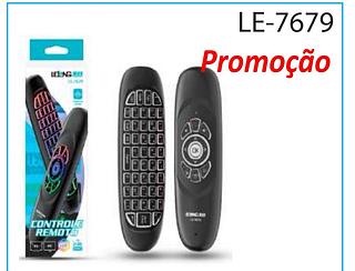 CONTROLE REMOTO AIR MOUSE COM LUZ LED