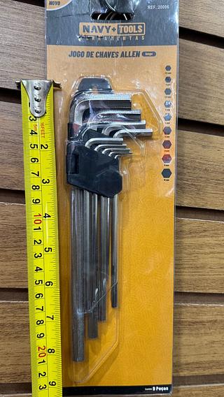 KIT JOGO DE CHAVES ALLEN com 9pc