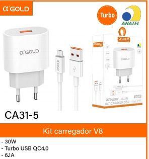 Carregador V8 30W
