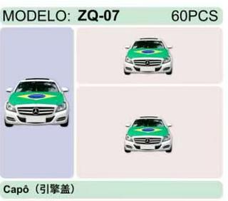 Capô Bandeira Brasil para capo de carro (Brasil) (sem garantia)