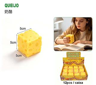 SQUISHY DE QUEIJO (BOX COM 12)