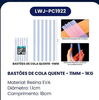 KIT BASTÃO DE COLA QUENTE 11mm 1kg
