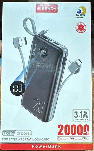 PORTATIL 20000mAh 3,1A