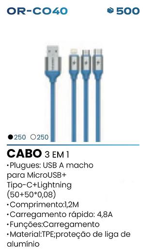 CABO 3 EM 1