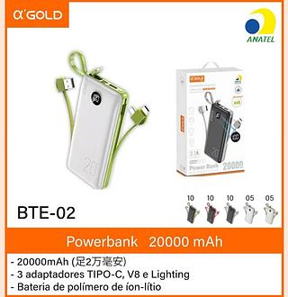 PORTATIL 20000mAh 3,1A