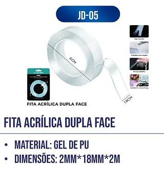 FITA ACRÍLICA DUPLA FACE 1,8*200cm
