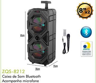 Caixa de Som Bluetooth Acompanha microfone