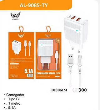 CARREGADOR TIPO-C 5,1A