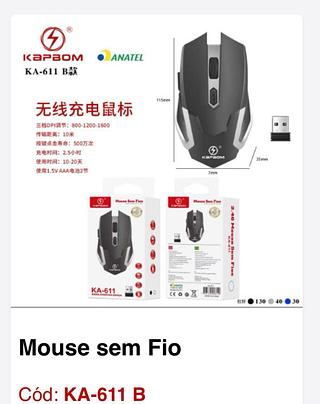 MOUSE SEM FIO