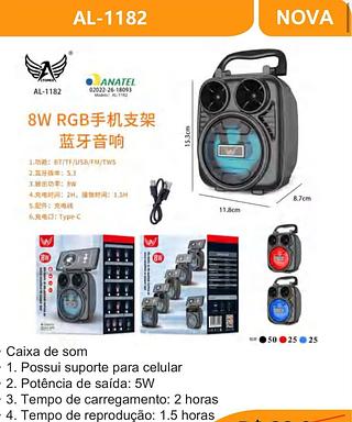 CAIXA DE SOM 8W