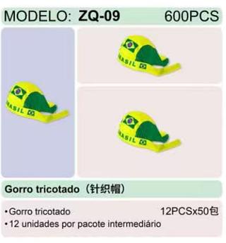 Gorro tricotado(Brasil)(com12pc) (sem garantia)