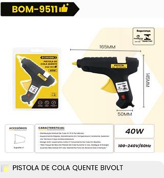 PISTOLA DE COLA QUENTE BIVOLT