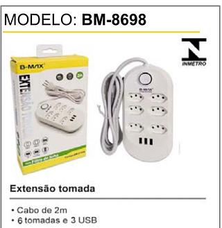 Filtro de linnha 6 tomadas