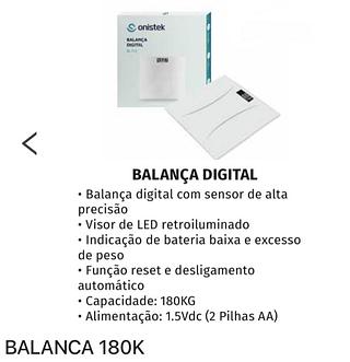 BALANÇA 180kg