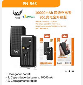 CARREGADOR PORTÁTIL 1000mAh