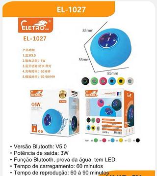 caixa de som prova da aqua