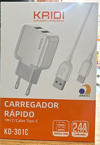 CARREGADOR 2,4A TYPT-C