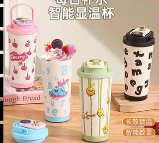 COPO/GARRAFA TEMICA COM CANUDO 600ml