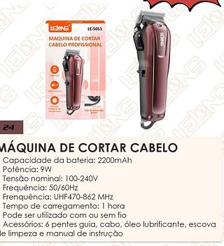 MÁQUINA DE CORTAR CABELO