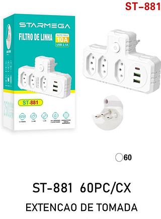 FILTRO DE LINHA 10A USB 2.1A