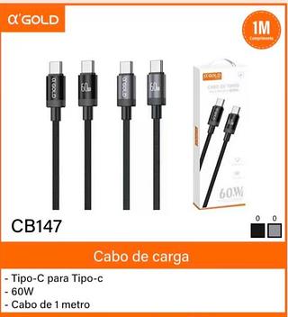 CABO DE TURBO (TIPO/C-TIPO/C) 60W