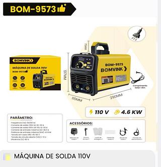 MÁQUINA DE SOLDA 110V