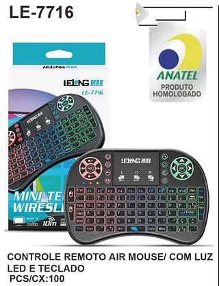 CONTROLE MINI TECLADO
